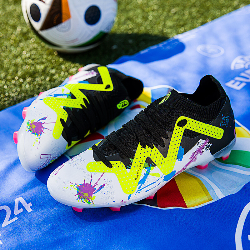 Висококачествени мъжки футболни обувки Нехлъзгащи се футболни щипки за трева за деца TF/FG тренировъчни футболни обувки Chuteira Campo 35-45