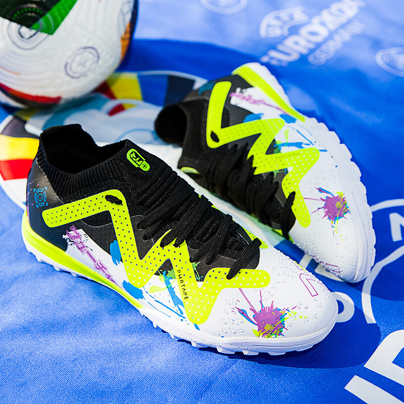 Висококачествени мъжки футболни обувки Нехлъзгащи се футболни щипки за трева за деца TF/FG тренировъчни футболни обувки Chuteira Campo 35-45