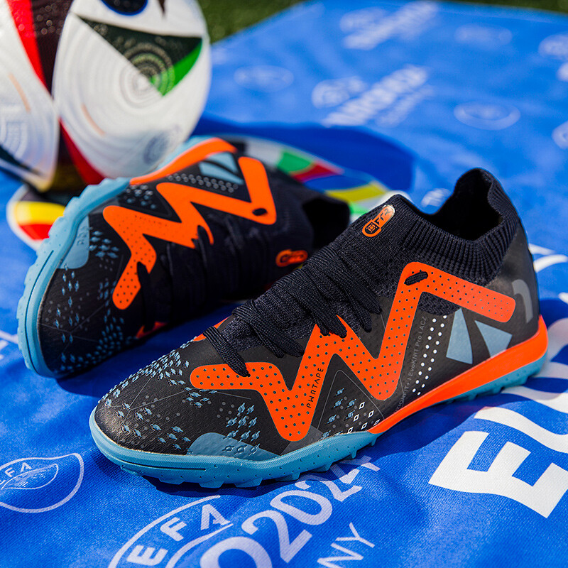 Висококачествени мъжки футболни обувки Нехлъзгащи се футболни щипки за трева за деца TF/FG тренировъчни футболни обувки Chuteira Campo 35-45