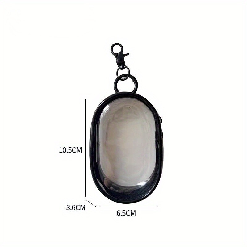 1 бр. Мини преносима прозрачна кутия за органайзер за кабели Разнообразно място за съхранение на кабели за данни, зарядни устройства, слушалки