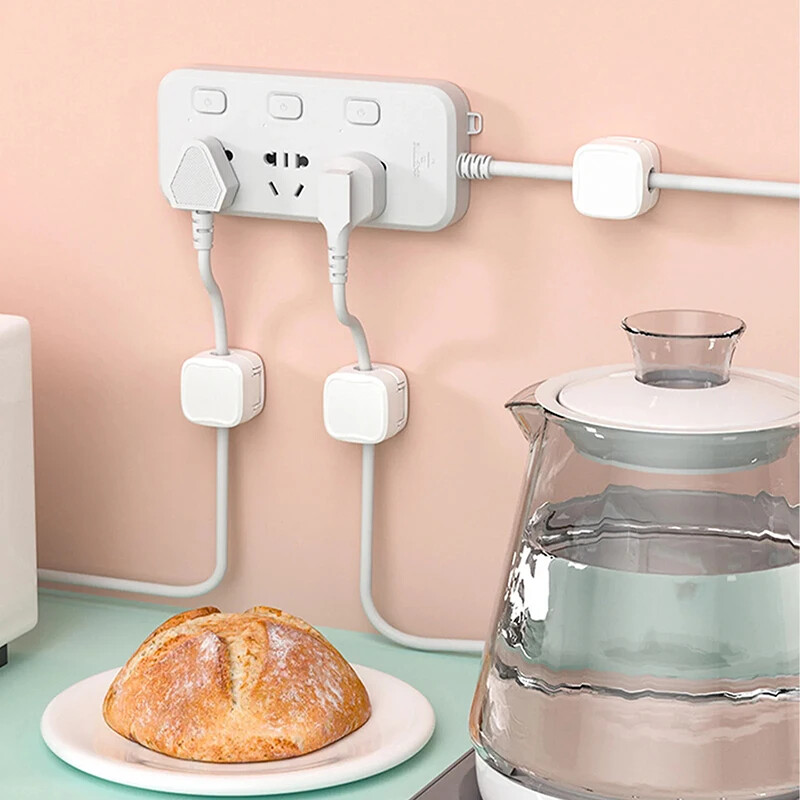 Магнитен щипка за кабел Гладък регулируем държач за кабел Под бюрото Управление на кабели Пазител на кабели Органайзер за кабели Държач