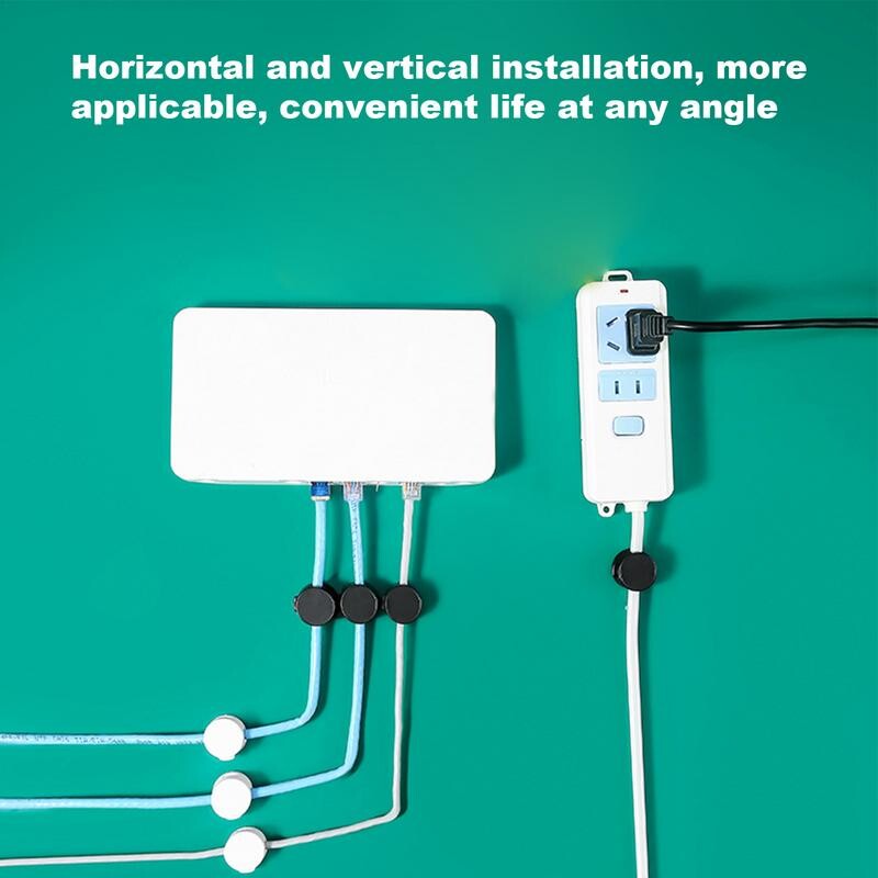 Органайзер за кабели под бюрото Силно залепваща тел Органайзер Пазител Не е необходимо пробиване Зарядно устройство Държач за USB кабели