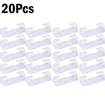 Öntapadó kábelrögzítők Vezetékes kábelrendezők Kábeltartó TV-hez PC Laptop Ethernet autós vonalrögzítő bilincs kábeltekercselő kezelő