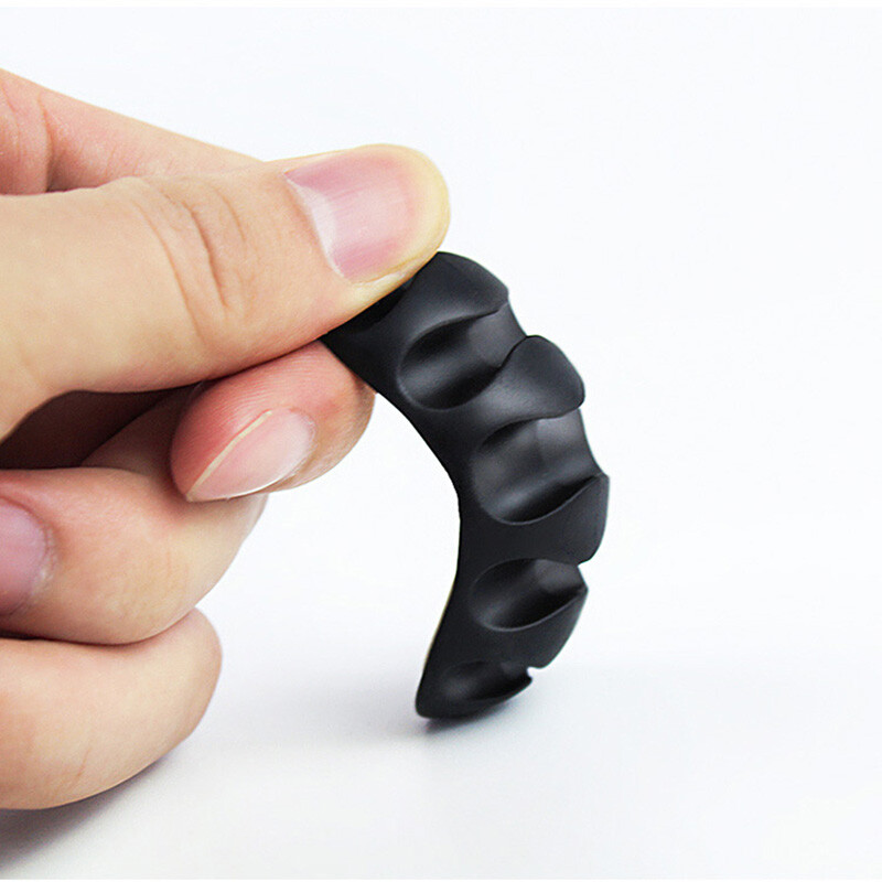 Органайзер за кабели Силиконов USB кабел за навиване Настолен плот Подредени Щипки за управление Държач за кабел за клавиатура на мишка Кабел за слушалки