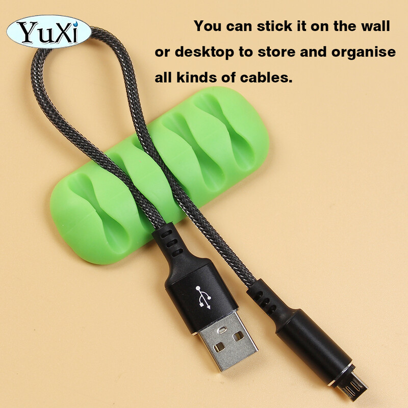 2бр. Залепващи щипки за държач на кабели за настолен USB кабел за зареждане Кабел за данни Нощно шкафче Захранващ кабел Органайзер за проводник за управление на кабела