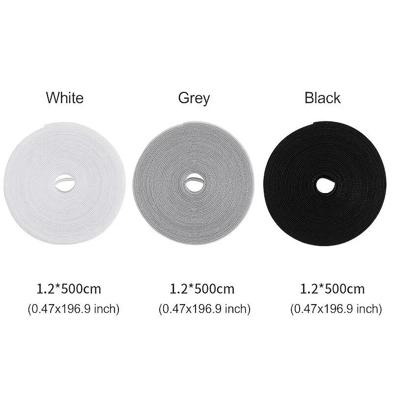 5m Поръчка на кабели Органайзер за кабели за многократна употреба Устройство за навиване на кабели Организатор за кабелни връзки Защита на линията за данни Приспособление за съхранение