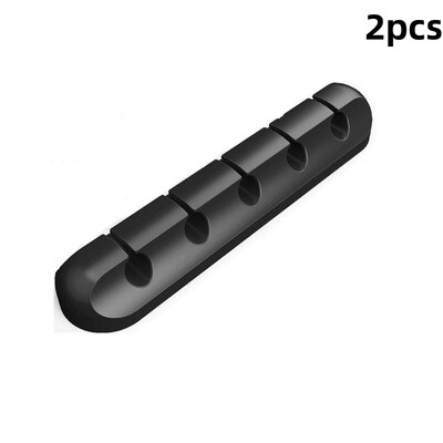 Kábelrendező szilikon támogatás Micro USB Type-C kábel asztali rendezőtartó egér billentyűzethez fejhallgató kábelrendező