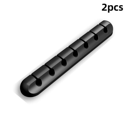 Kábelrendező szilikon támogatás Micro USB Type-C kábel asztali rendezőtartó egér billentyűzethez fejhallgató kábelrendező