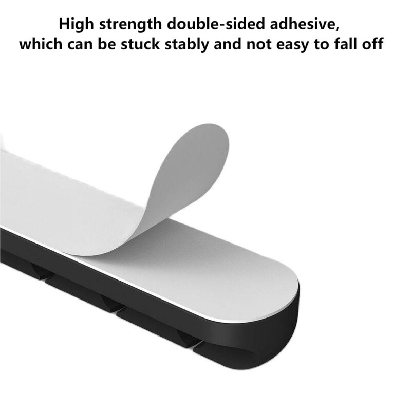 Органайзер за кабели Силиконова поддръжка Micro USB Type-C Кабел Органайзер за бюро Държач за мишка Клавиатура Слушалки Органайзер за кабел