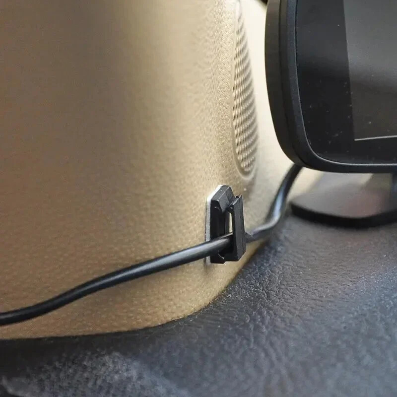 Самозалепващ се държач за кабел Фиксатор Скоба Организатор Скоба за управление Лепило Светлинна лента Монтажна скоба за домашен офис Wire Manager