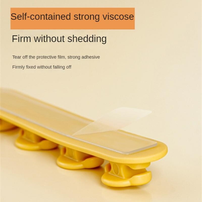 Офис настолен органайзер Иновативен органайзер без нокти, без пробиване, многожична паста, преносим органайзер, спестява място, здраво затяга, издръжлив