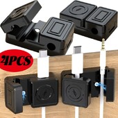 Bővítés mágneses kábelrendező kapcsok Duplaajtós öntapadó kábelrögzítő kapocstartó asztali USB-vonal tápkábel-kezelés