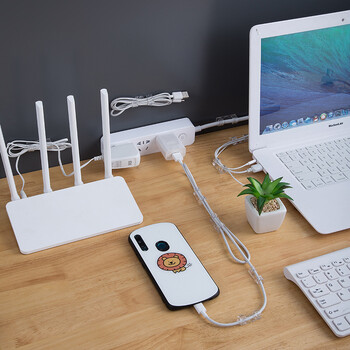 Cable Organizer Αυτοκόλλητα κλιπ καλωδίων USB Line Data Winder Desktop Cable Management Clips Βάση καλωδίου Wall Wire Manager Κλιπ