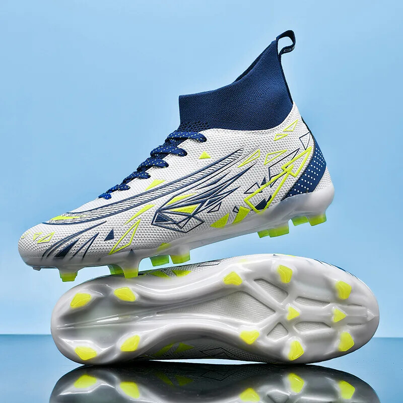 Модерни високи футболни обувки с дълги шипове Ag младежки студентски тренировъчни обувки Части за мотоциклетно оборудване