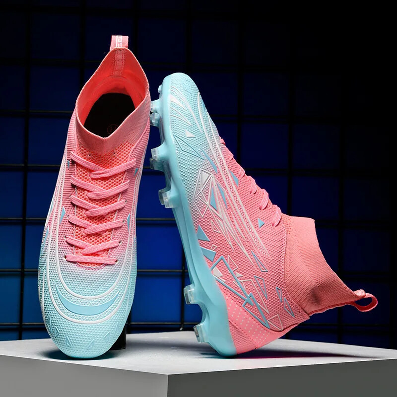 Модерни високи футболни обувки с дълги шипове Ag младежки студентски тренировъчни обувки Части за мотоциклетно оборудване