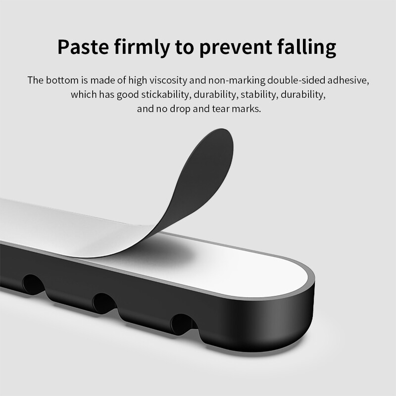 Настолен силиконов кабелен мениджър за данни Кабел за навиване Държач за кабел за зареждане Слушалки Мишка Тел Офис Нощен органайзер Аранжировка