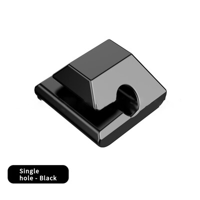 1/5 db szilikon kábeltartó klipek Kábelkezelő kábel rendszerező klip öntapadós asztali USB töltőkábel éjjeliszekrényhez