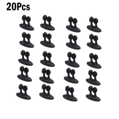 Ταμπλό αυτοκινήτου Φορτιστής τηλεφώνου Cable Manager Hook Adhesive Line Organizer Ακουστικά κούμπωμα Σφιγκτήρας Στήριγμα Καλωδίου Διαχείριση καλωδίων