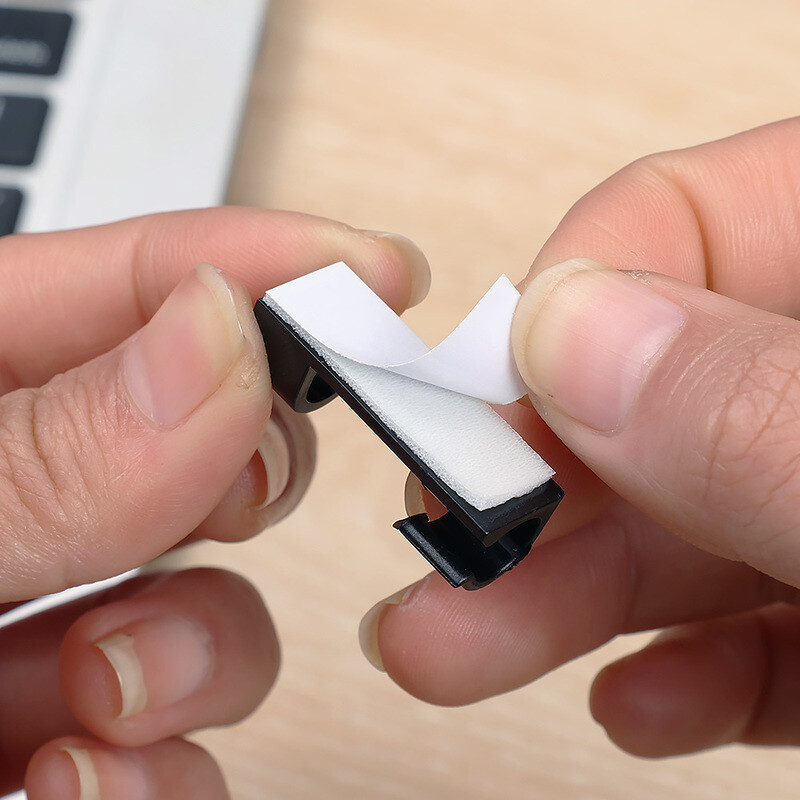 100/20 kom Organizator kabela Stezaljke Samoljepljive žičane stezaljke Držač kabela Desktop Wire Manager USB Punjenje Namotač podatkovne linije