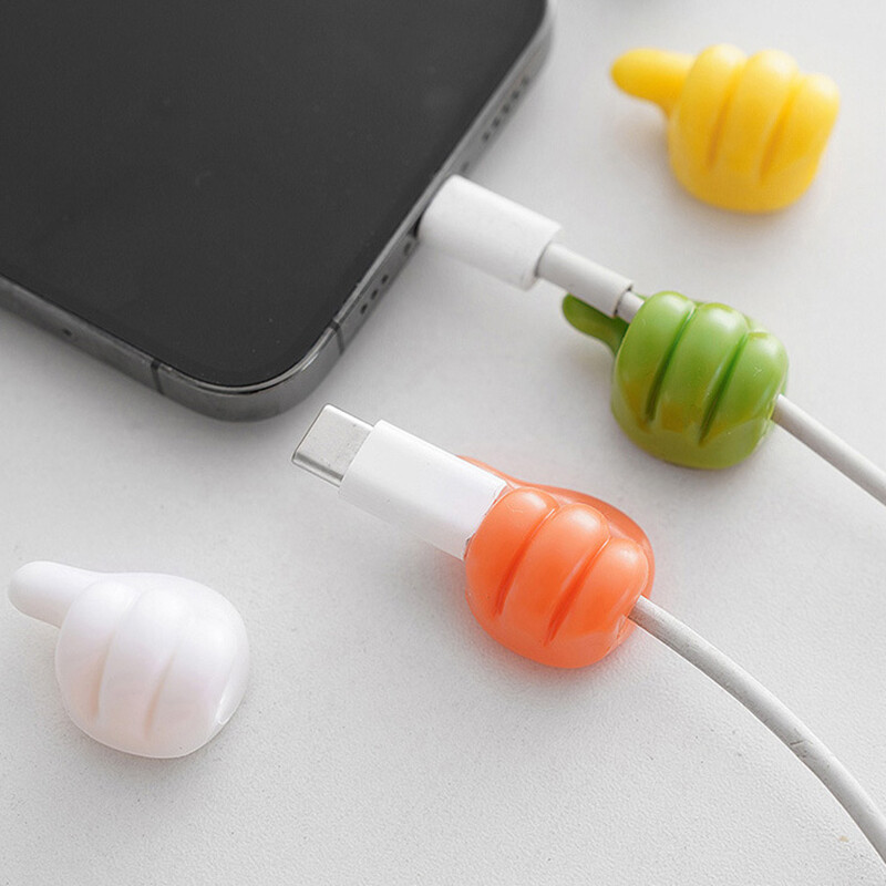 20 KOM Ručno oblikovani gumeni držač Silikonski palac Zidna kuka Organizator kabela Organizator Višenamjenske zidne vješalice Kuke