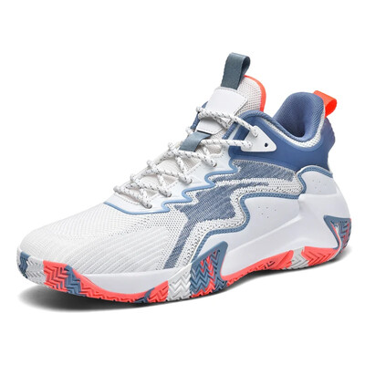 Új érkezés kosárlabdacipők Könnyű, légáteresztő sportcipők Férfi edzőkosárSneakers Utcai harci kosárlabdacipők