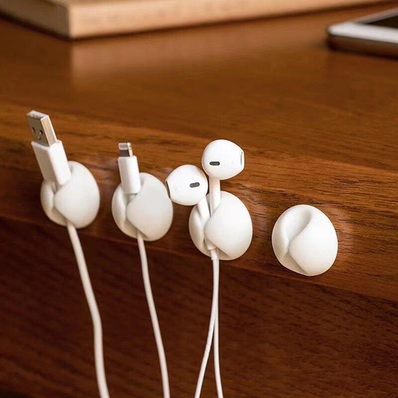 Mini organizator za namatanje kabela od 10 komada, USB kabel za punjenje, kopče, uredan organizator, držač kabela, štitnici u kućnom uredu u automobilu