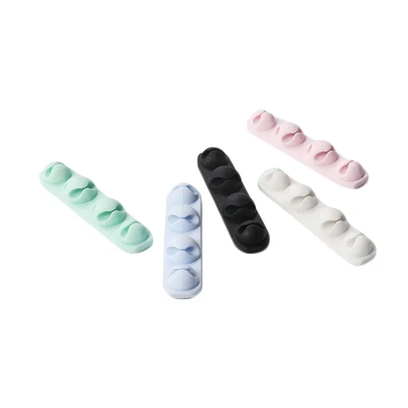 Organizator kabela Držač USB kabela Namotač za radnu površinu Tidy Stezaljke za upravljanje Držač za žice za slušalice Uredski stolni pribor