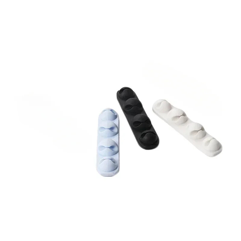 Pametni držač kabela Silikonski fleksibilni namotač kabela Držač organizatora žice Stezaljka za držanje kabela za USB mrežni kabel za slušalice