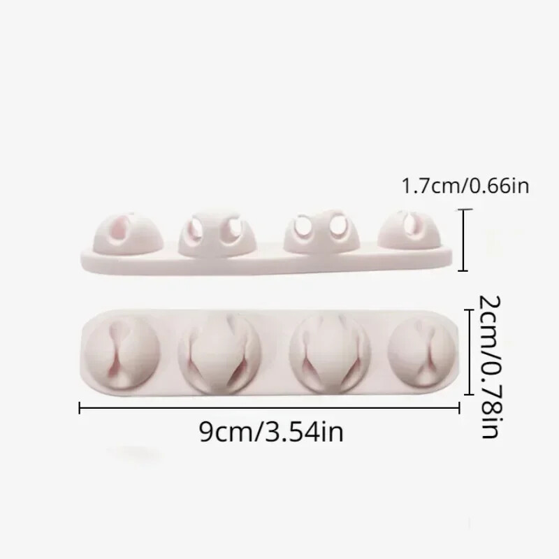 Pametni držač kabela Silikonski fleksibilni namotač kabela Držač organizatora žice Stezaljka za držanje kabela za USB mrežni kabel za slušalice