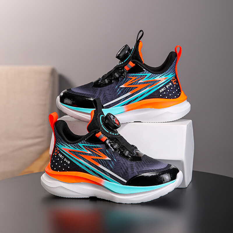 Originalūs madingi vaikiški krepšinio bateliai, itin lengvi, amortizuojantys, kvėpuojantys, neslystantys vaikiški sportiniai bateliai