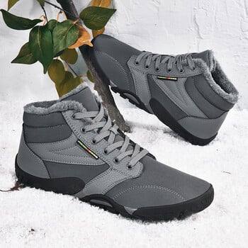 Νέες χειμερινές μπότες για άντρες Snow BareFoot Outdoor Αντιολισθητικά Ζεστή Γούνα Casual Αθλητικά Παπούτσια ελαφριά Μποτάκια πεζοπορίας Παπούτσια πεζοπορίας Plus Size