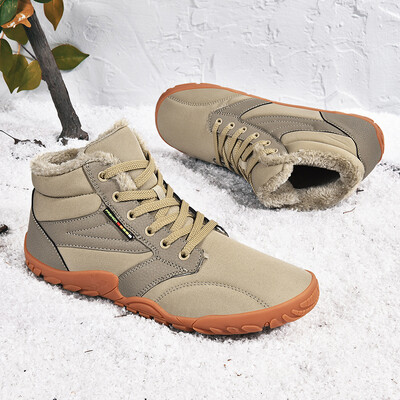 Νέες χειμερινές μπότες για άντρες Snow BareFoot Outdoor Αντιολισθητικά Ζεστή Γούνα Casual Αθλητικά Παπούτσια ελαφριά Μποτάκια πεζοπορίας Παπούτσια πεζοπορίας Plus Size