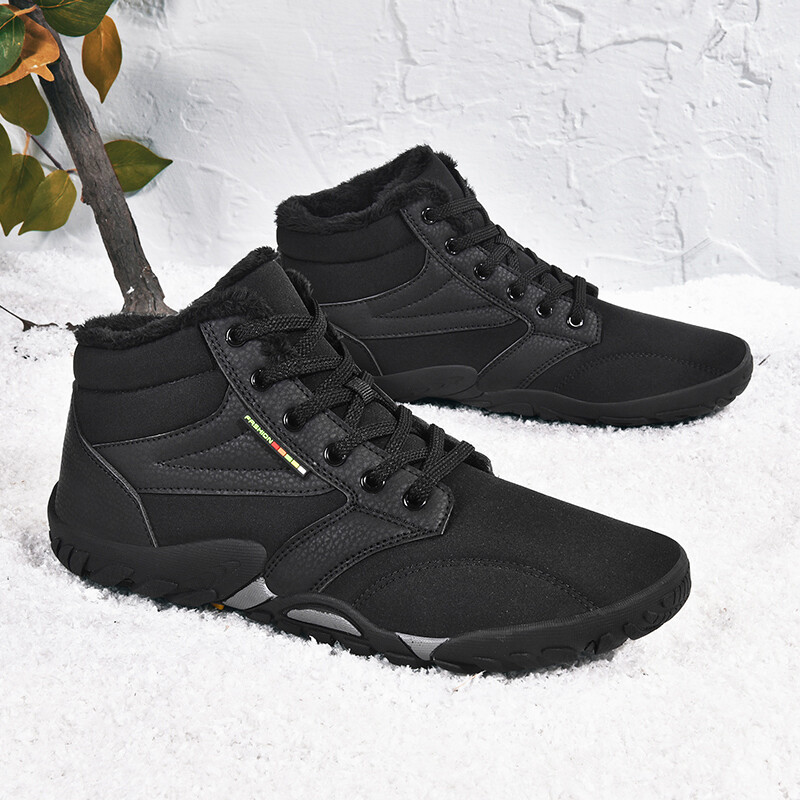 Nove zimske čizme za muškarce Snježna obuća za bosonoge na otvorenom Neklizajuće toplo krzno Ležerne tenisice Lagane gležnjače Cipele za planinarenje Velika veličina