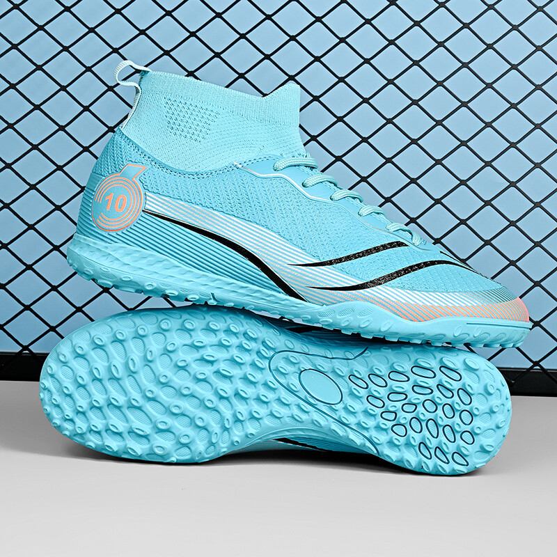 Nove muške ženske nogometne tenisice, profesionalne duge šiljke, kopačke za treniranje gležnja, sportske tenisice, visokokvalitetne TF/FG vanjske trave