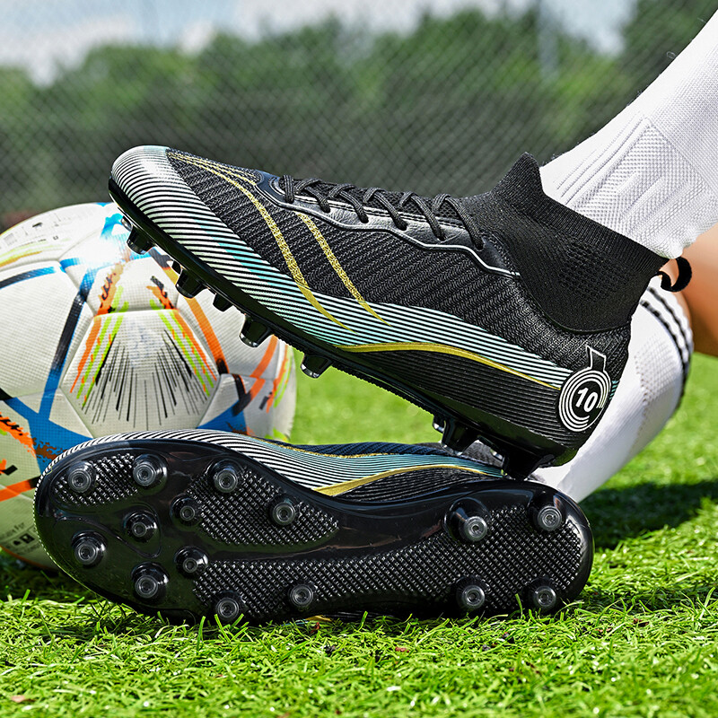 Nove muške ženske nogometne tenisice, profesionalne duge šiljke, kopačke za treniranje gležnja, sportske tenisice, visokokvalitetne TF/FG vanjske trave