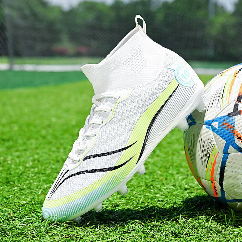 Nove muške ženske nogometne tenisice, profesionalne duge šiljke, kopačke za treniranje gležnja, sportske tenisice, visokokvalitetne TF/FG vanjske trave