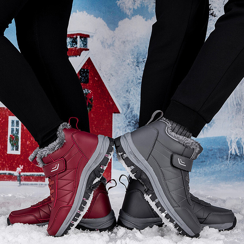 2023. Zimske ženske muške čizme Vodootporne kožne čizme Muške plišane tople tenisice Muške čizme za snijeg na otvorenom Ležerne cipele velike veličine