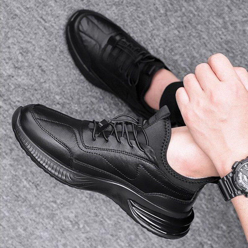 Ravne muške tople čizme za snijeg Zimske modne muške pamučne cipele Crne tople ležerne cipele za muškarce Ležerne udobne plišane tenisice