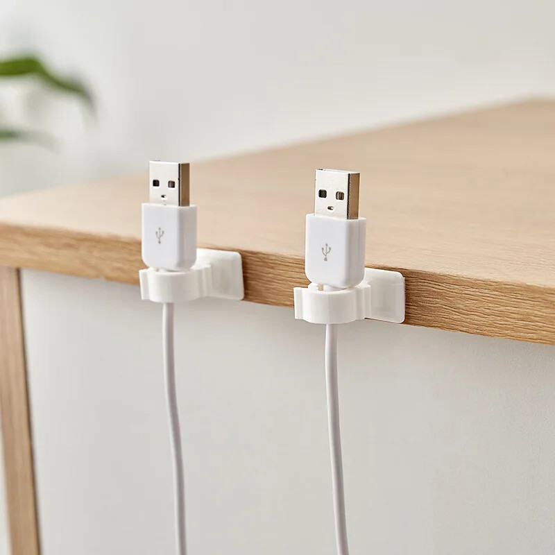 Ljepljive kopče za kabele Japanski Km.536 Plastični Easy Open Close Organizatori za pričvršćivanje žice 4 paketa Alati za upravljanje kabelima