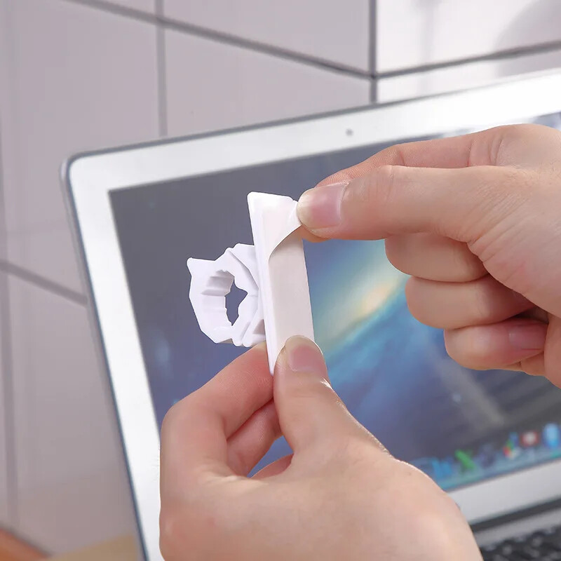 Ljepljive kopče za kabele Japanski Km.536 Plastični Easy Open Close Organizatori za pričvršćivanje žice 4 paketa Alati za upravljanje kabelima