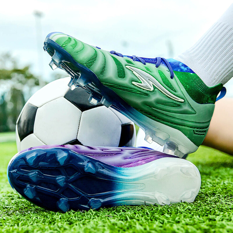 Muške kopačke Jednobojne duge kopačke za nogomet Muške dječje prozračne nogometne tenisice Muške neklizajuće kopačke za trening