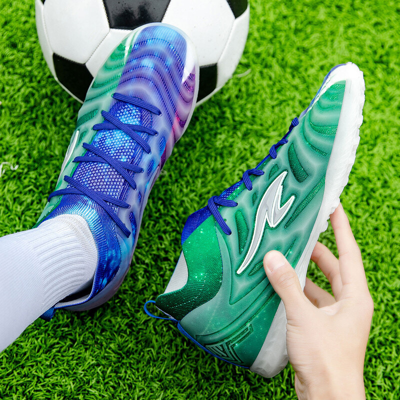 Muške kopačke Jednobojne duge kopačke za nogomet Muške dječje prozračne nogometne tenisice Muške neklizajuće kopačke za trening