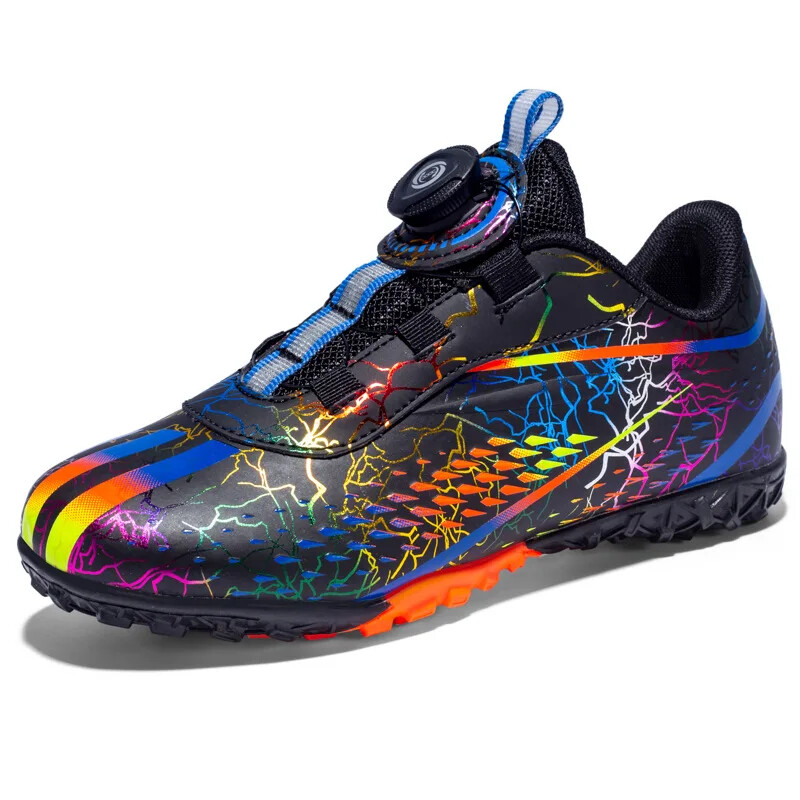 Prozračne ljetne nove dječje tenisice za nogomet s rotirajućom kopčom prikladne za učenike školaraca na travnjaku Shox tehnologija