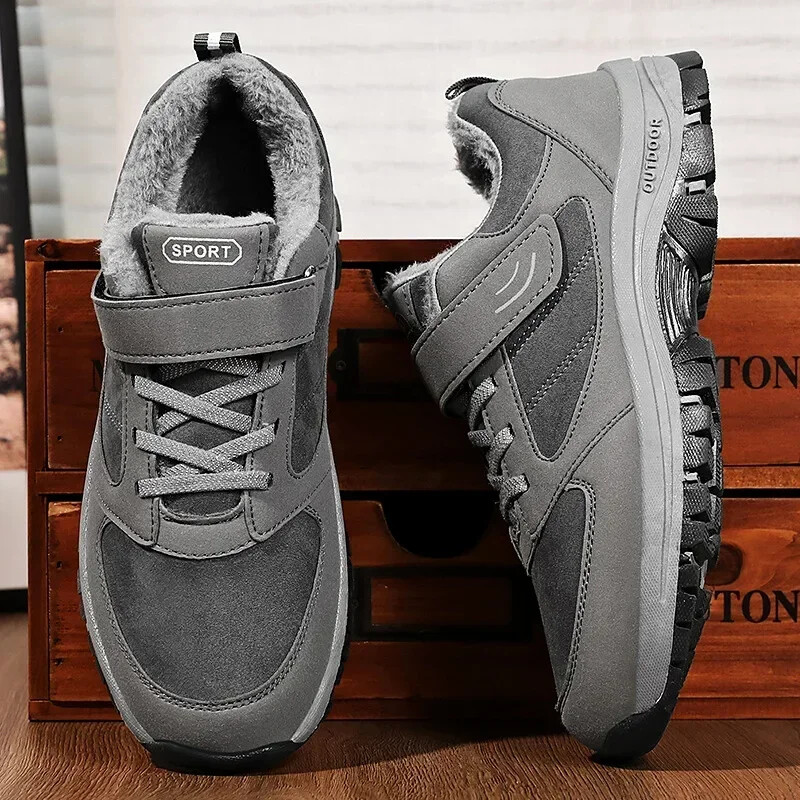 Muške čizme Zimske novosti Pamučne čizme za srednje i starije osobe Vodootporne čizme za snijeg Čizme za snijeg za hodanje Cipele za starije osobe