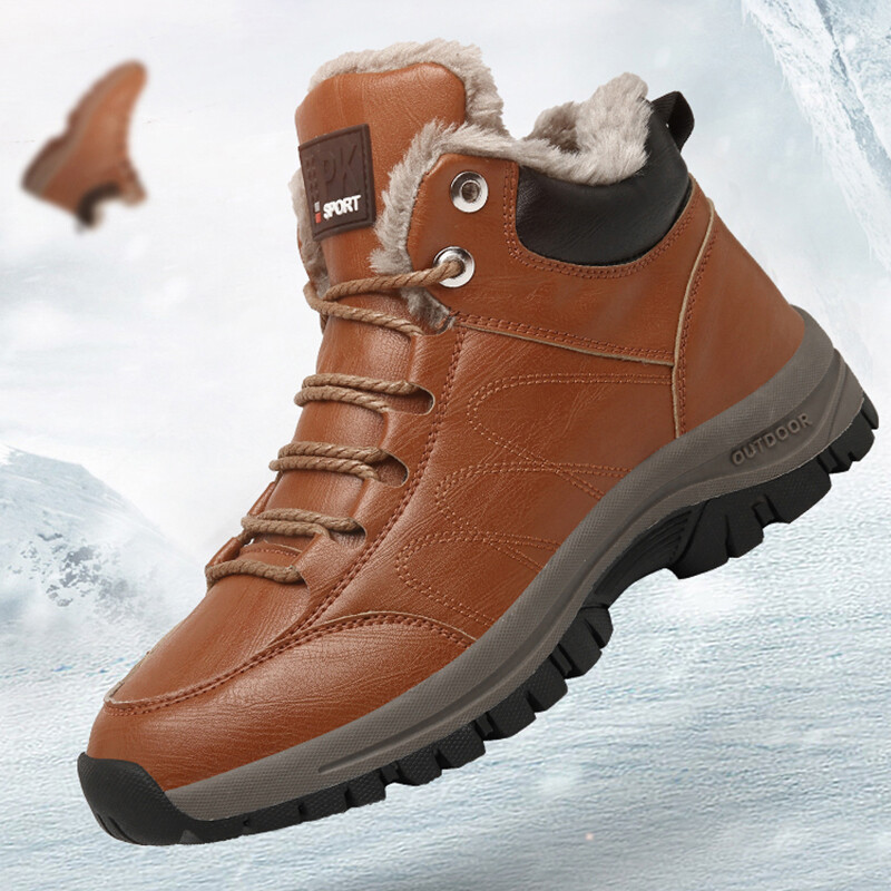 Muške zimske čizme za snijeg Vodootporne kožne sportske super tople muške čizme za vanjske aktivnosti Muške čizme za planinarenje Radne cipele za putovanja Veličina 39-46