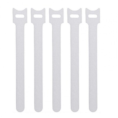 100Pcs Ανθεκτική ζώνη διαχείρισης καλωδίων Ανθεκτική στη φθορά Οργανωτής καλωδίων Ρυθμιζόμενη συγκράτηση Ιμάντας κουρτίνας απλής λειτουργίας