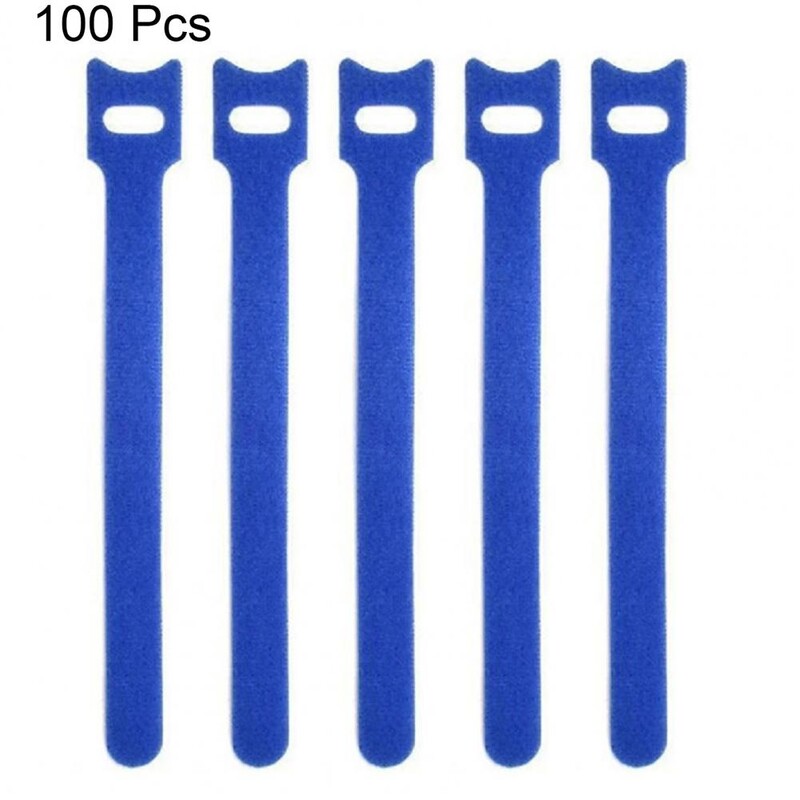 100 kom. Izdržljivi pojas za držanje kabela Organizator kabela otporan na habanje Podesivi držač Jednostavno rukovanje Traka za zavjese