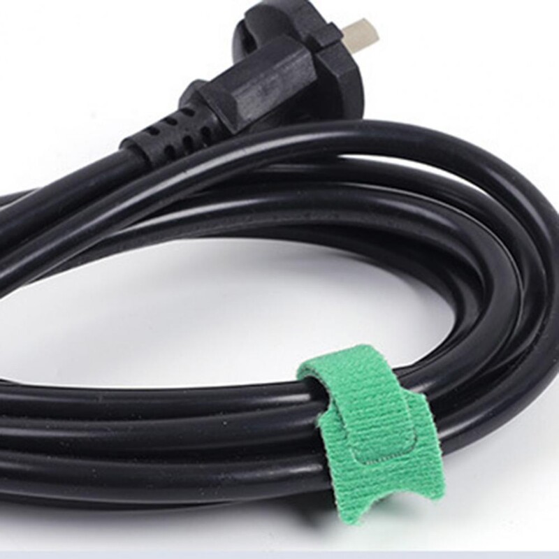 100 kom. Izdržljivi pojas za držanje kabela Organizator kabela otporan na habanje Podesivi držač Jednostavno rukovanje Traka za zavjese