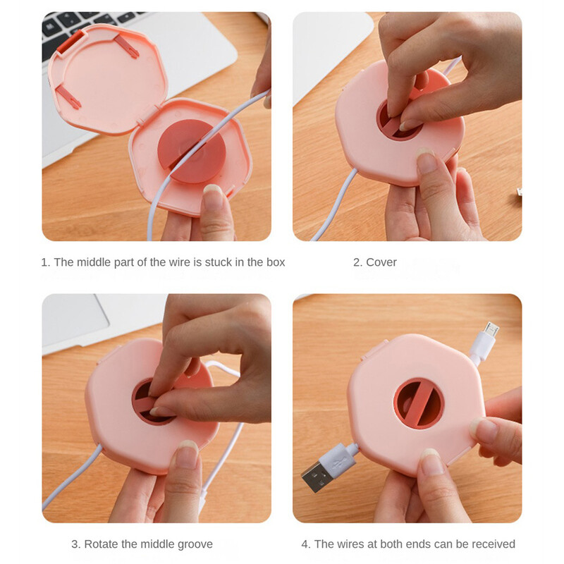 Kabel za punjenje Kutija za pohranu Korisna Jednostavna za nošenje Štedi prostor Uredan i uredan Višenamjenski dizajn Organizacija stola Izdržljiv