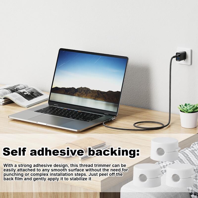 Držač kabela Organizator za upravljanje kabelom za punjenje Organizator Nije potrebno bušenje Žica Držač punjača za USB kabele Računalo
